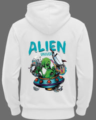 Printed hoodies for men/White