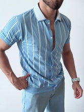Summer Striped - Cotton Polo Shirt