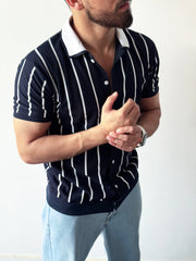 Summer Striped - Cotton Polo Shirt