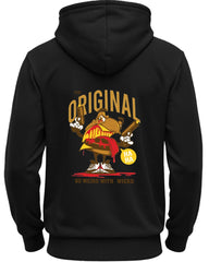 Printed Hooded Neck Sweatshirt/Black