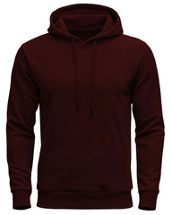 Printed Hooded Neck Sweatshirt/Maroon