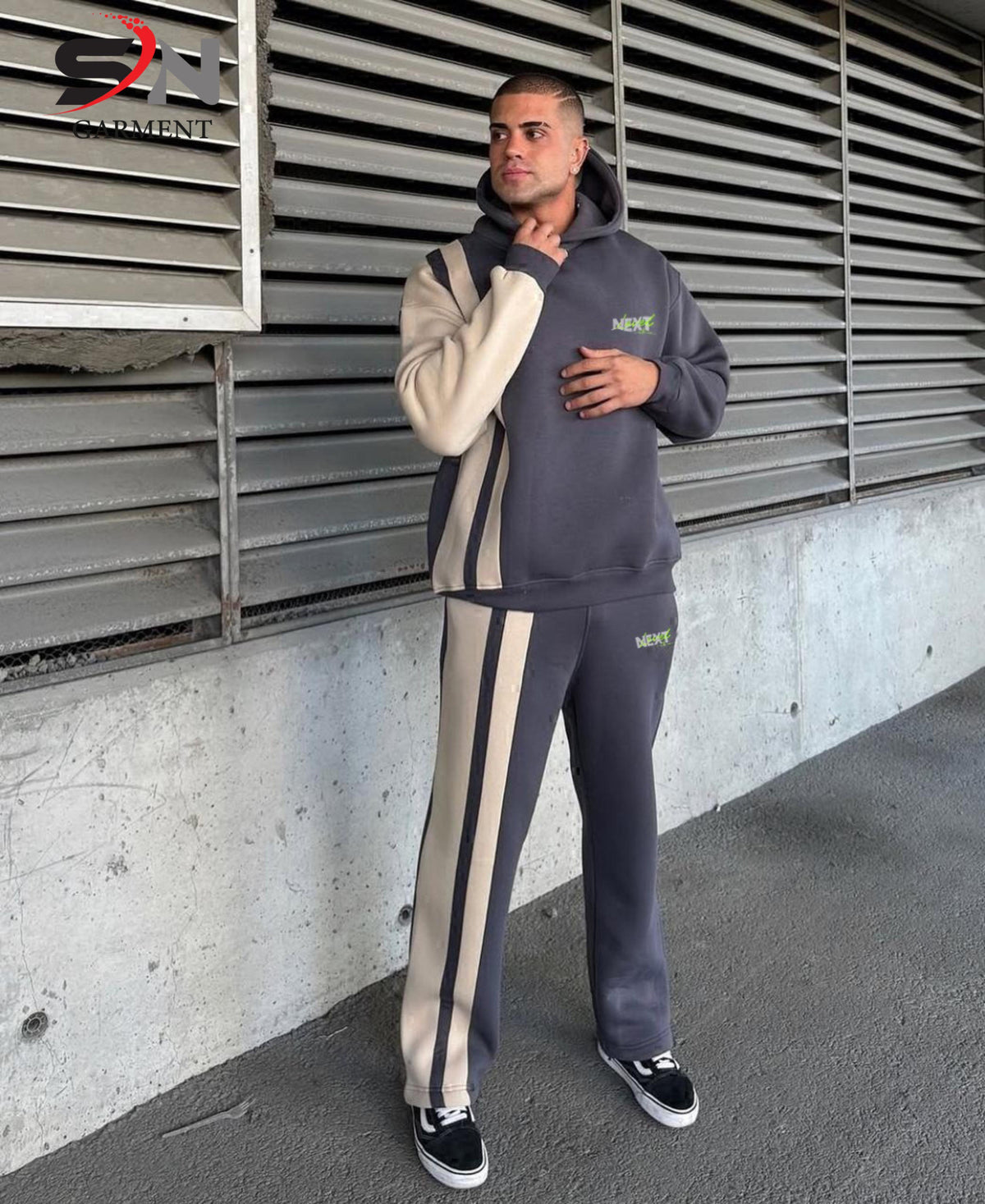 Contrast Panel  Track Suit