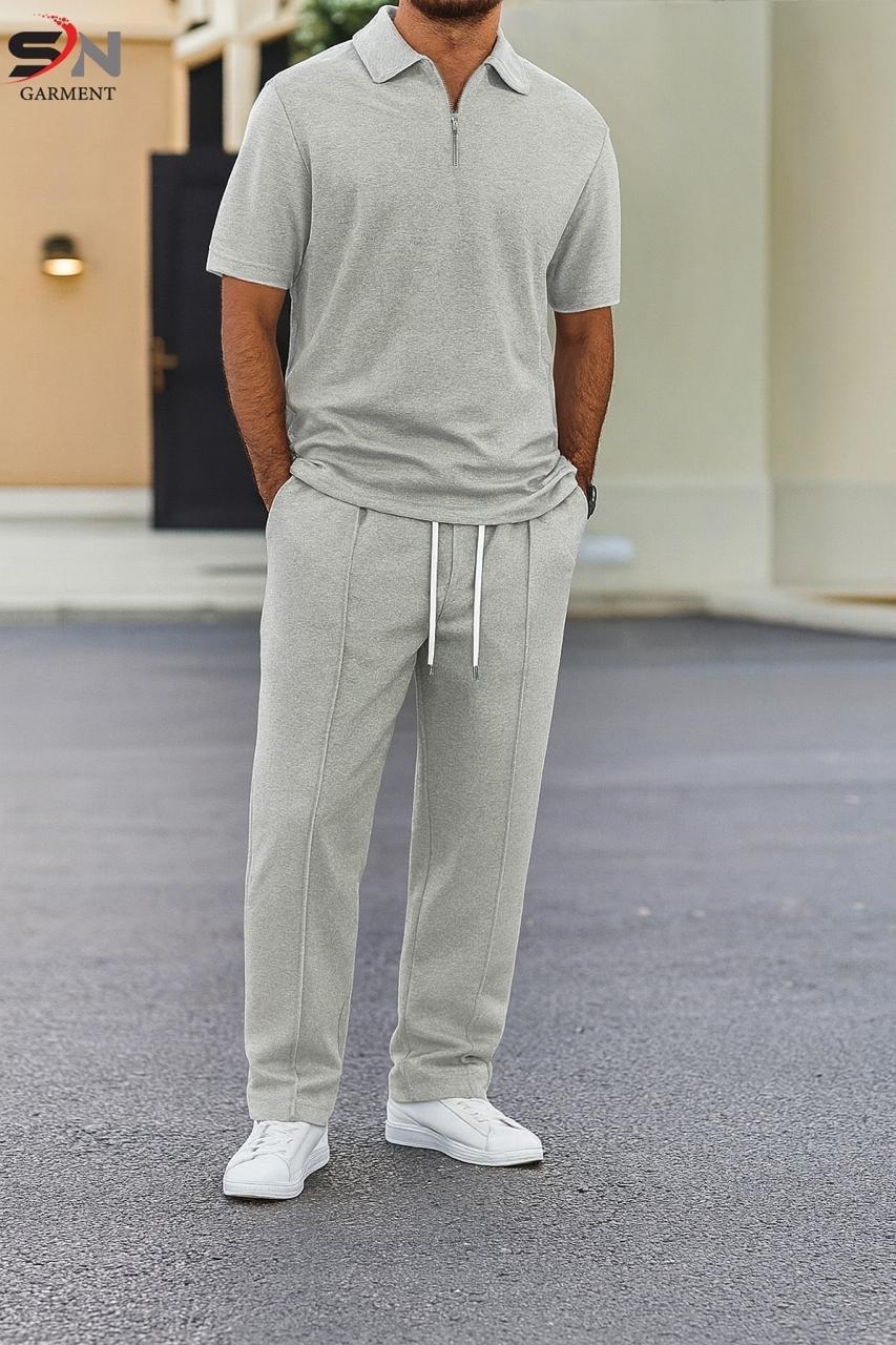 Zip Style Trouser Stripe  Tracksuit